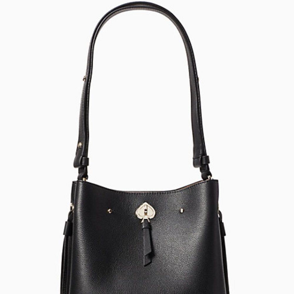 Kate Spade Marti Large Bucket Purse in Black NWT